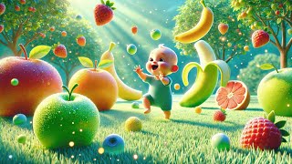 Baby’s Favorite Fruits Dance Party 🎉🍓  Childrens Music [upl. by Bundy340]