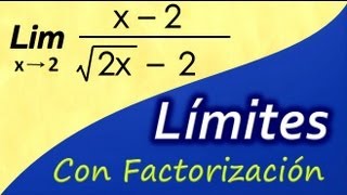 Limite con Factorizacion y Binomio Conjugado [upl. by Hephzipah863]