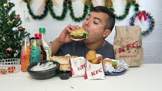 KFC Eating Show ASMR [upl. by Hugibert473]