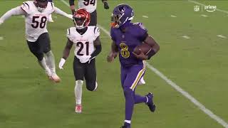 Lamar Jackson Highlights Vs Bengals Week 10 2024 [upl. by Ewart464]