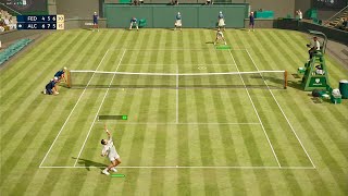 TopSpin 2K25 Alcaraz vs Federer Wimbledon Full Match [upl. by Nygem]