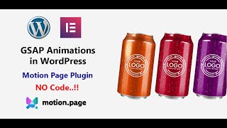 Advance Scroll Animations in WordPress using Elementor  Motion Page  No Coding [upl. by Devlen]