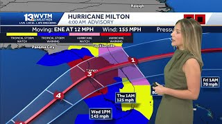 Hurricane Milton remains extremely dangerous as it heads toward Florida [upl. by Pell247]