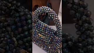 Diycraft myfirstvlog beautiful rabeecahussain beadedbag sistrology handmade rabeecakasif [upl. by Nylecsoj]