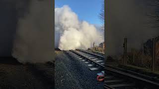 7714 leaving Bridgnorth in a cloud of steam railway train pannier shorts [upl. by Liamsi]