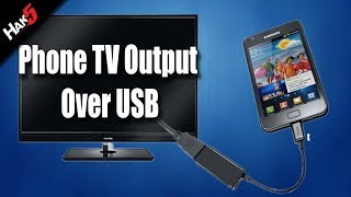 Hak5  Mobile Phone TV Output Over USB [upl. by Attaynek]