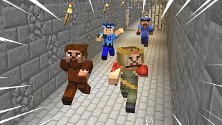 Zengin Fakiri hapisten kaçırıyor Minecraft [upl. by Ardnoid]