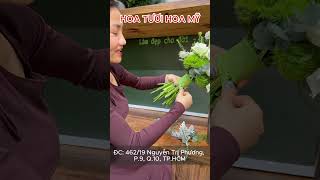 Hướng Dẫn Làm Bó Hoa CướiHoa Hồng Và Tulip [upl. by Neicul]