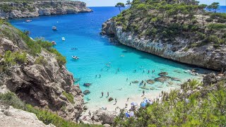 🎵 Deep House Drone 4K Footage 📍 Mallorca Beach Spain [upl. by Aimas128]