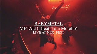 BABYMETAL – メタり！！ feat Tom Morello OFFICIAL Live Music Video [upl. by Buford468]