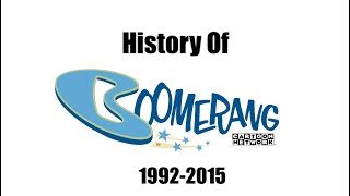 History Of Boomerang From Cartoon Network 19922015 [upl. by Nylirac954]