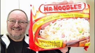 Mr Noodles Spicy Chicken Instant Noodles  Food Review [upl. by Nilreb]