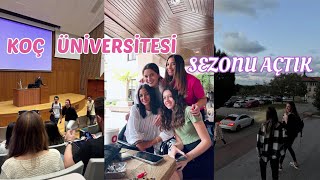 KAMPÜSE HIZLI BİR DÖNÜŞ YAPTIK  Koç Üniversitesi Oryantasyon  Okulun İlk Günü vlog [upl. by Almat]