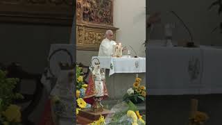 Procesión de la Virgen de quotla Santinaquot organiza el Centro Asturiano Covadonga de Vitoria 210924 [upl. by Haroppiz]