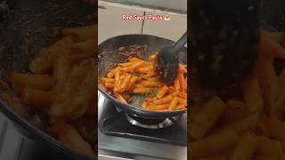 Red Sauce 🍝  youtubeshorts pasta recipe namak trending song subscribe viral redsaucepasta [upl. by Yelha]