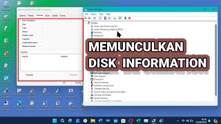 Cara Memunculkan Disk Information di Device Manager Laptop Windows 11 [upl. by Narruc735]