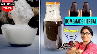 काले घने स्वस्थ बालों के लिए बनाये हर्बल शैम्पू घर पर  Homemade Natural Shampoo  Herbal Shampoo [upl. by Larred]