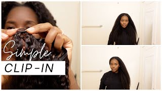 5 MINUTE CLIP IN HAIR BY LIKABLE WIG [upl. by Anicul]