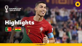 Cristiano Ronaldo breaks ANOTHER record  Portugal v Ghana highlights  FIFA World Cup Qatar 2022 [upl. by Wylie]