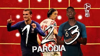 Cancion Francia vs Crocia 42 Final del Mundial Parodia 123 [upl. by Loomis]