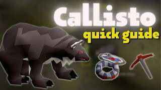 Callisto Quick Safespot Guide  OSRS [upl. by Nomzaj941]