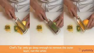 How to Zest  Cooking Basics by Yummly [upl. by Atiuqcir]