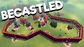 Becastled PC  Sandbox Castle Building Defense [upl. by Ewald]