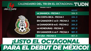 ¡Qatar 2022 Listo el Octagonal y el calendario de la Selección de México  TUDN [upl. by Aneehsyt]