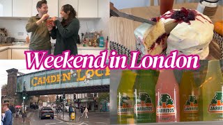 London Vlog 1  Berry Chantilly Cake Camden Market amp Mexican Food [upl. by Acquah79]