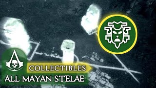 ASSASSINS CREED IV BLACK FLAG  MAYAN STELAE LOCATIONS  OUTFIT  100 WALKTHROUGH [upl. by Nnahtebazile]