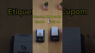 Imprimir etiqueta adesiva e cupom não fiscal em uma única mini impressora bluetooth XD210 portátil [upl. by Atinaujnas737]