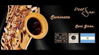 🇦🇷 SEMINARE  Serú Girán  Tenor Sax [upl. by Ardnosac]