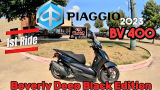 1st Ride and Review Piaggio BV 400 review vespa piaggio [upl. by Eltotsira]