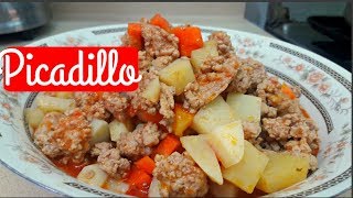 COMO HACER PICADILLO  RECETA FACIL GUISOS COCINA TRADICIONAL MEXICANA [upl. by Evelina649]