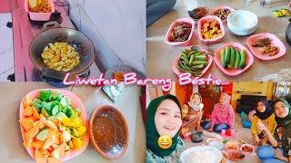 Daily Vlog IRT  Liwetan Bareng Bestie Lanjut Ngerujak [upl. by Enrahs424]