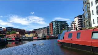 Narrowboats Birmingham  England UK 🇬🇧 [upl. by Hsakiv]