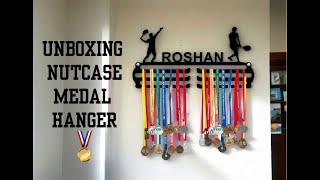 NUTCASE MEDAL HANGER MEDALLION HOLDER DISPLAY STAND SPORTS ACHIEVEMENT STORAGE  Acrylic Black [upl. by Kissner950]