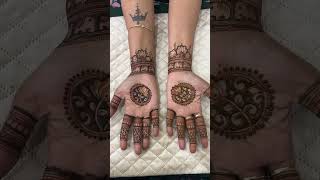 mandala mandalamehndi mehndi mehandi mehendi cymehndi elegant easy simple shortsvideo yt [upl. by Epoh]