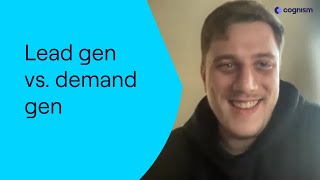 Demand generation vs lead generation [upl. by Woody]