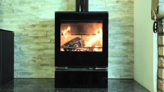 STOVAX Riva Vision Midi 7kW wood burning amp multifuel stove [upl. by Erlina]