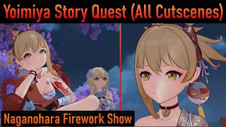 Genshin Impact  Yoimiya Story Quest All Cutscenes Carassius Auratus Chapter Act I [upl. by Llebanna]