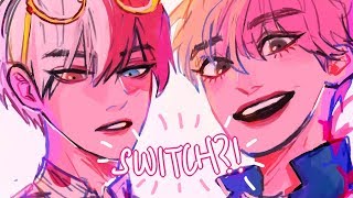 TAEHYUNG amp TODOROKI SWITCHED  SPEEDPAINT [upl. by Jaeger116]