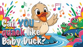 Baby Duck Song  Quack Along  Fun Kids Dance Song [upl. by Rosanne]