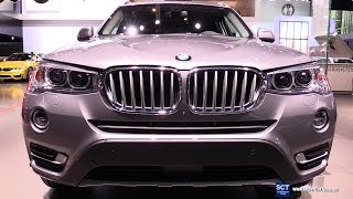 2017 BMW X3 xDrive 35i M Sport  Exterior and Interior Walkaround  2016 LA Auto Show [upl. by Marve]