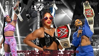 Bianca Belair All Raw Womens Championship Defenses [upl. by Yggep435]