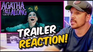 AGATHA ALL ALONG Trailer REACTION  MCU [upl. by Wanyen487]