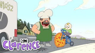 Pizza Hero Saved My Life  Clarence  Cartoon Network [upl. by Ayikahs185]