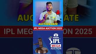 IPL 2025 MEGA AUCTION DATE amp VENUE 😍 ipl2025 iplauction2025 [upl. by Richia437]