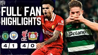 City DESTROYED Sporting 41 Man City Highlights DIAZ HATTRICK🔥Liverpool 40 Leverkusen Highlights [upl. by Nivra]