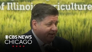 Illinois Gov JB Pritzker says he is still supporting President Biden [upl. by Medarda]